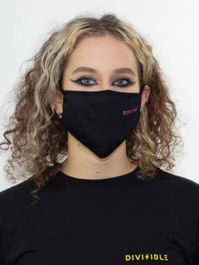 PINK CLASSIC LOGO MASK